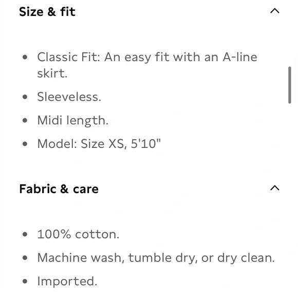 BANANA REPUBLIC COTTON POPLIN CUT-OUT MIDI DRESS - Picture 7 of 10